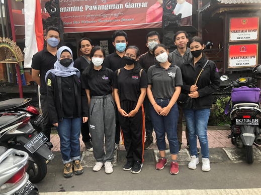 PMK vaccination in Saba Village with students from the Faculty of Veterinary Medicine, Udayana University and the Gianyar Regency Agriculture Office.